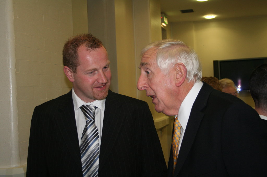 Eric Reilly in conversation with Olympic Gold Medallist Ronnie Delany on the occasion of his National Volunteer Award in 2007 