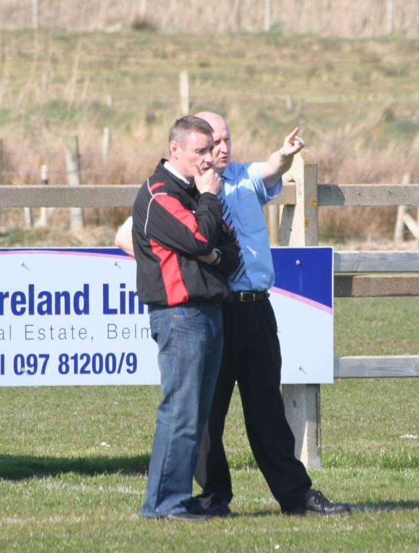 Manager, Michael S. Togher and assistant, Martin McIntyre.